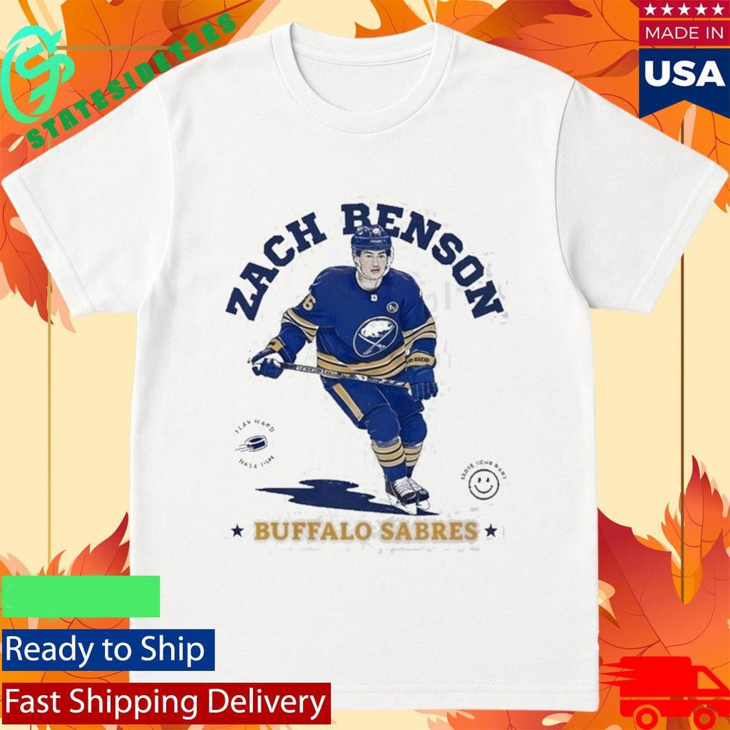 Zach Benson Buffalo Sabres Vintage Play Hard Have Fun Shirt