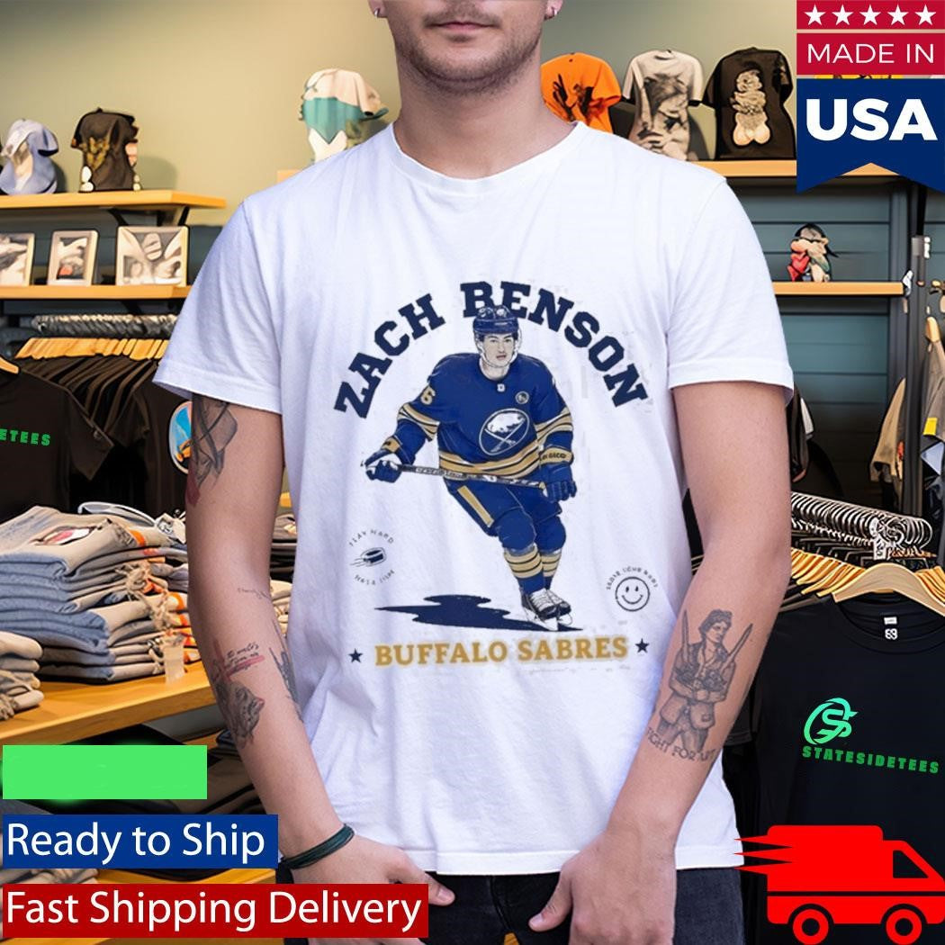Zach Benson Buffalo Sabres Vintage Play Hard Have Fun Shirt