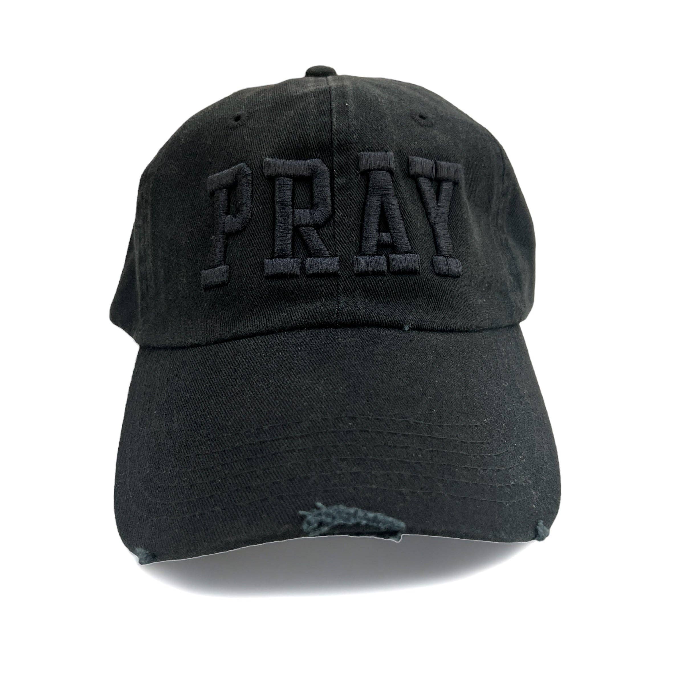 Pray Baseball Hat - Black Unisex , , , Long Sleeve Tee
