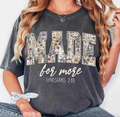 Made For More Wildflower Comfort Color Tee Unisex , , , Long Sleeve Tee