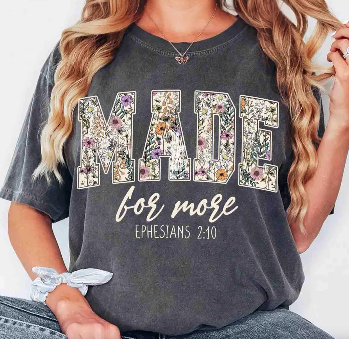Made For More Wildflower Comfort Color Tee Unisex , , , Long Sleeve Tee