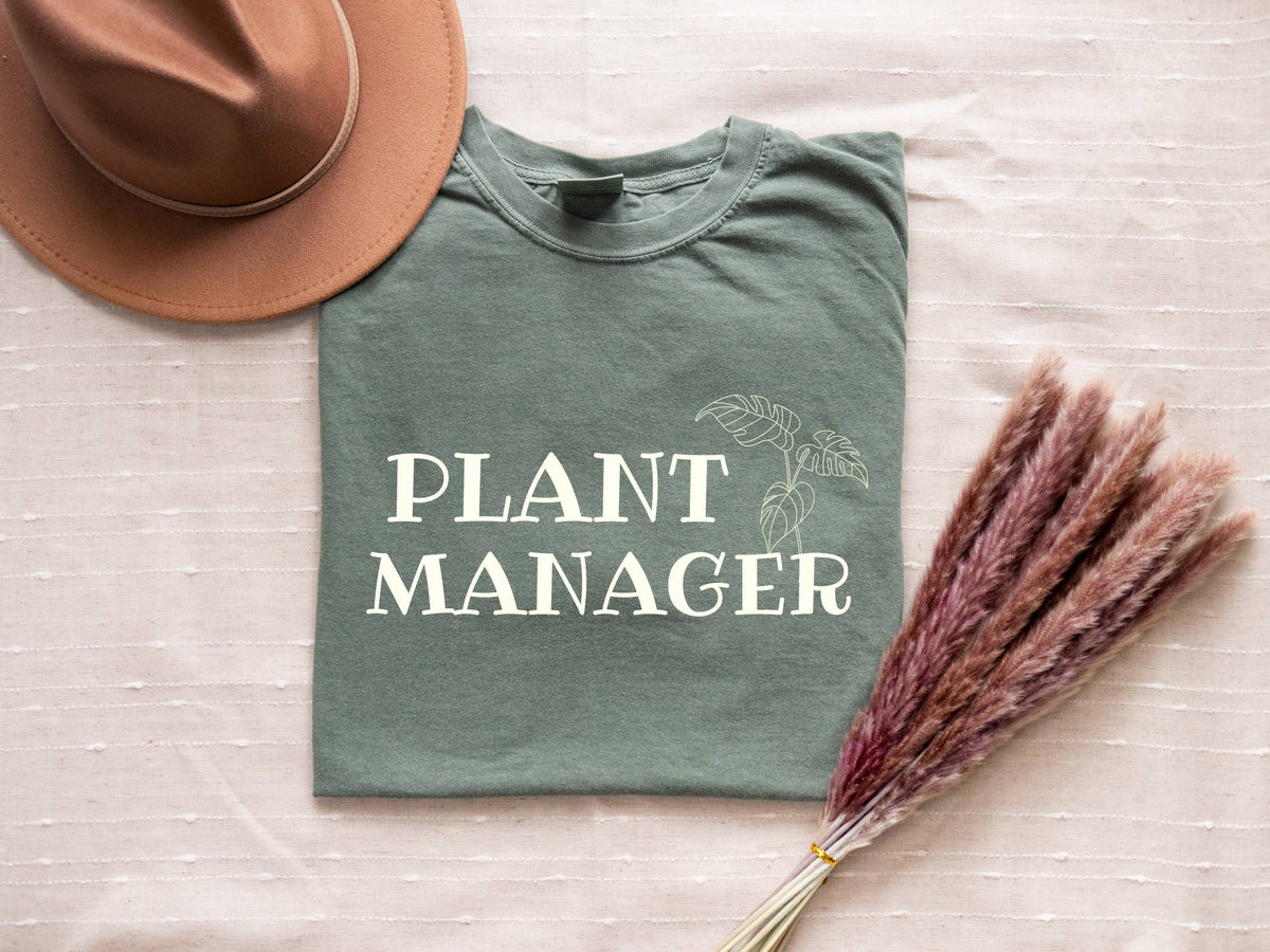 Plant Manager Funny Gardening Shirt For Plant Lovers Unisex , , , Long Sleeve Tee