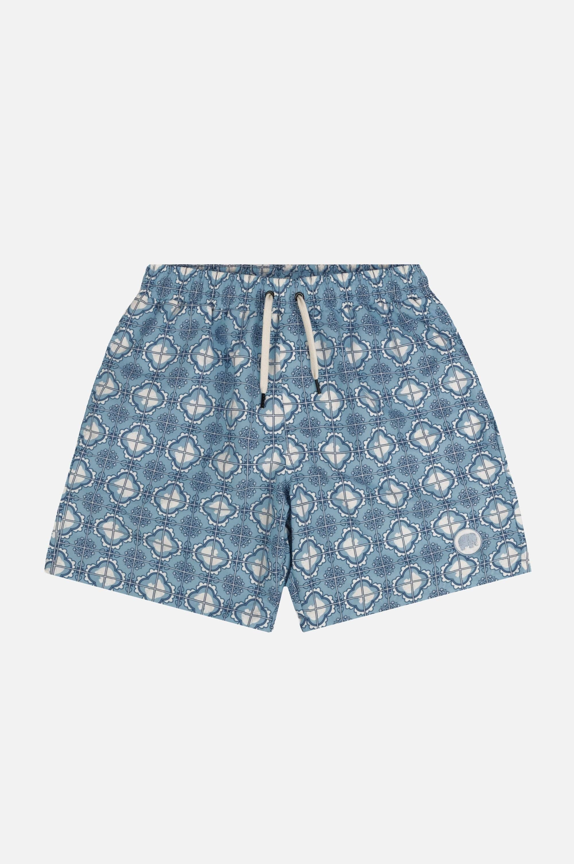 Tiles Seaqual®Yarn Swim Trunks Light Blue Unisex , , , Long Sleeve Tee