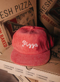 Pizza Chainstitch Hat, Corduroy Hat Unisex , , , Long Sleeve Tee