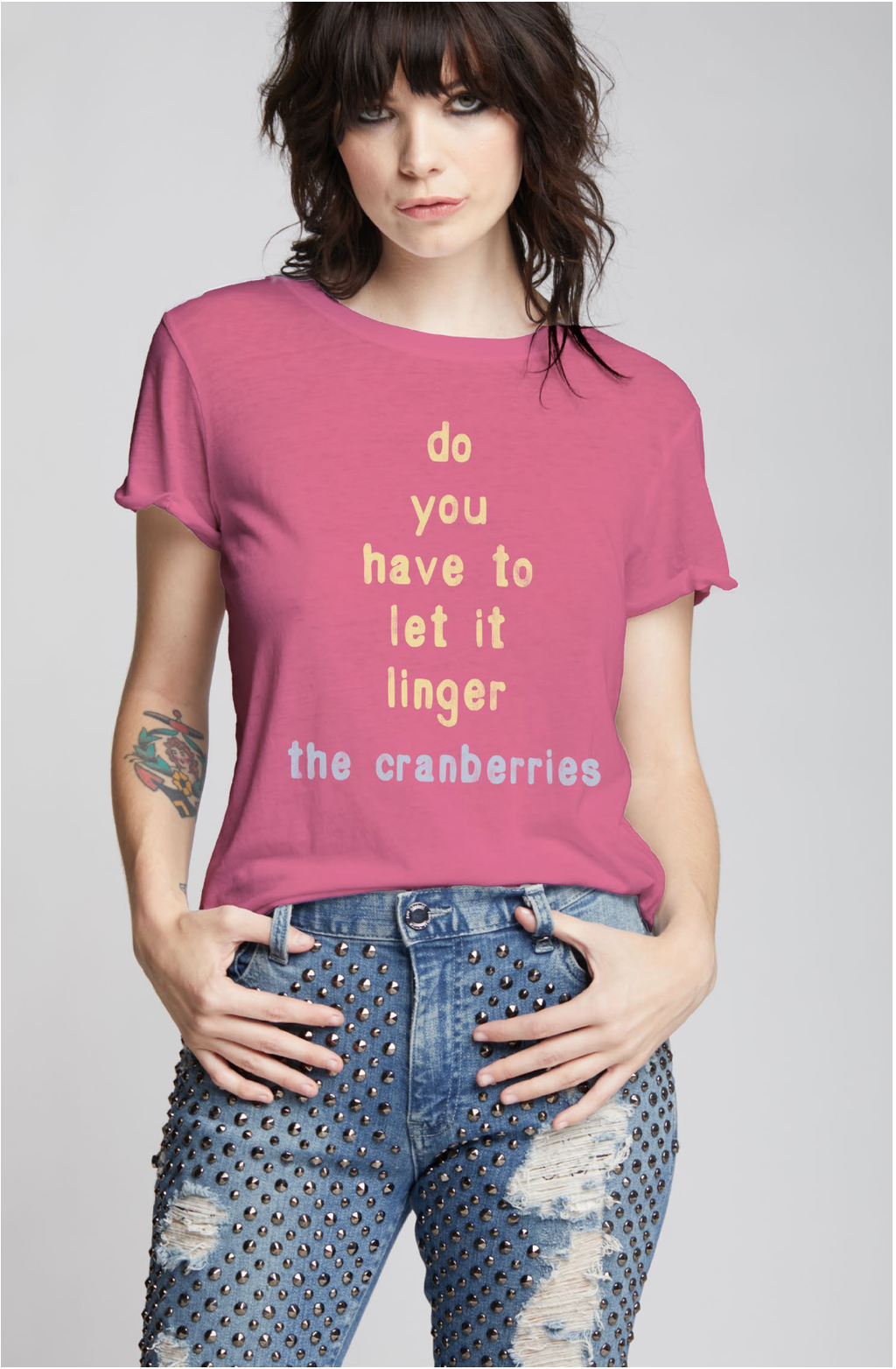 303748 - 1030 the Cranberries Burn Out Graphic Tee