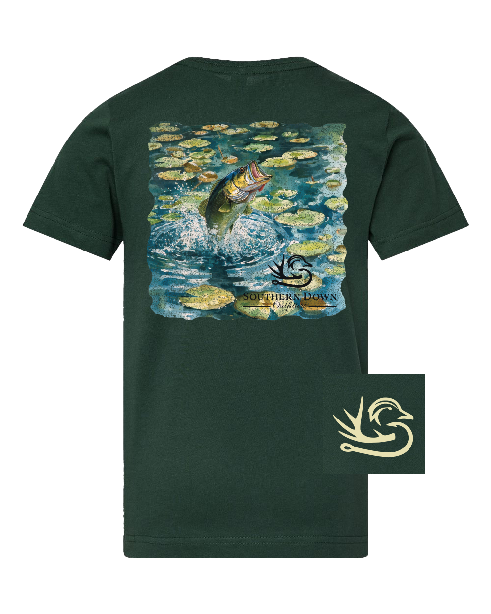 Backwater Bass Youth Tee Unisex , , , Long Sleeve Tee