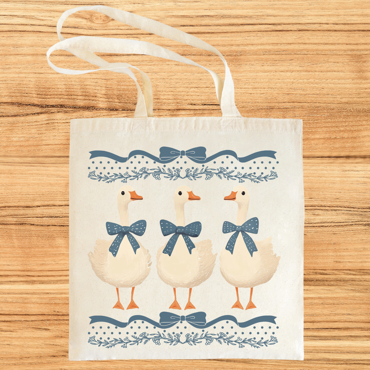 Vintage Goose Tote Bag Unisex , , , Long Sleeve Tee