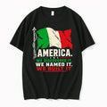 America Is Italian We Discovered It We Named It We Built It 0 Tshirts Sweater Unisex , , , Long Sleeve Tee