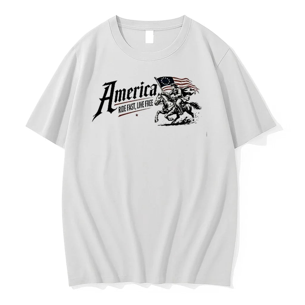 America Ride Fast Live Free 0 Tshirts Sweater Unisex , , , Long Sleeve Tee