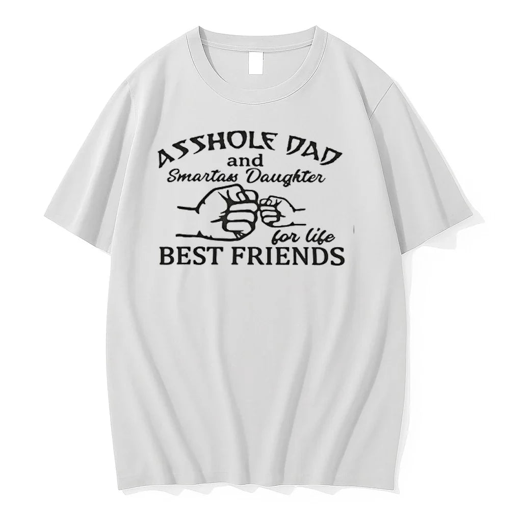 Asshole Dad And Smartass Daughter For Life Best Friends 0 Tshirts Sweater Unisex , , , Long Sleeve Tee