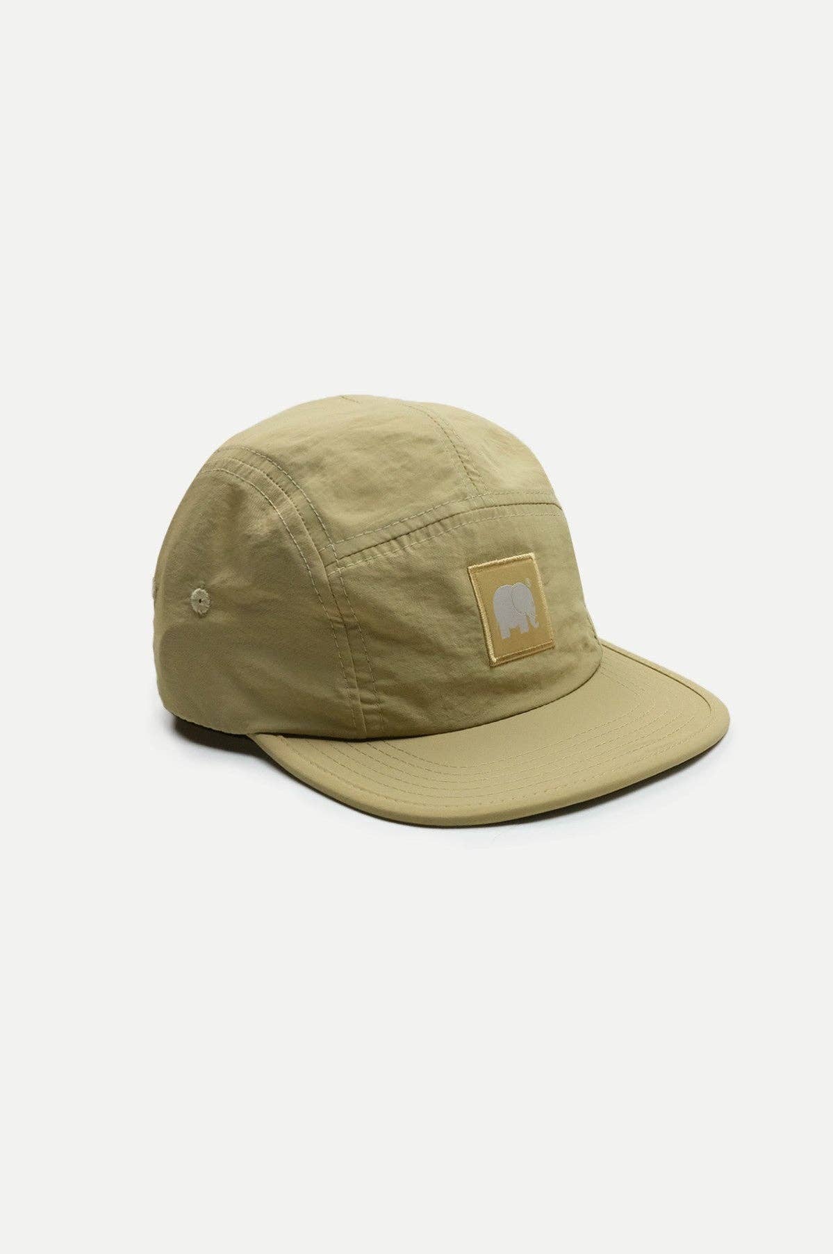 Water Repellent Nylon Five Panel Cap Sand Unisex , , , Long Sleeve Tee