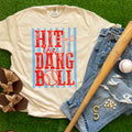 Hit the Dang Ball Stripes Unisex , , , Long Sleeve Tee