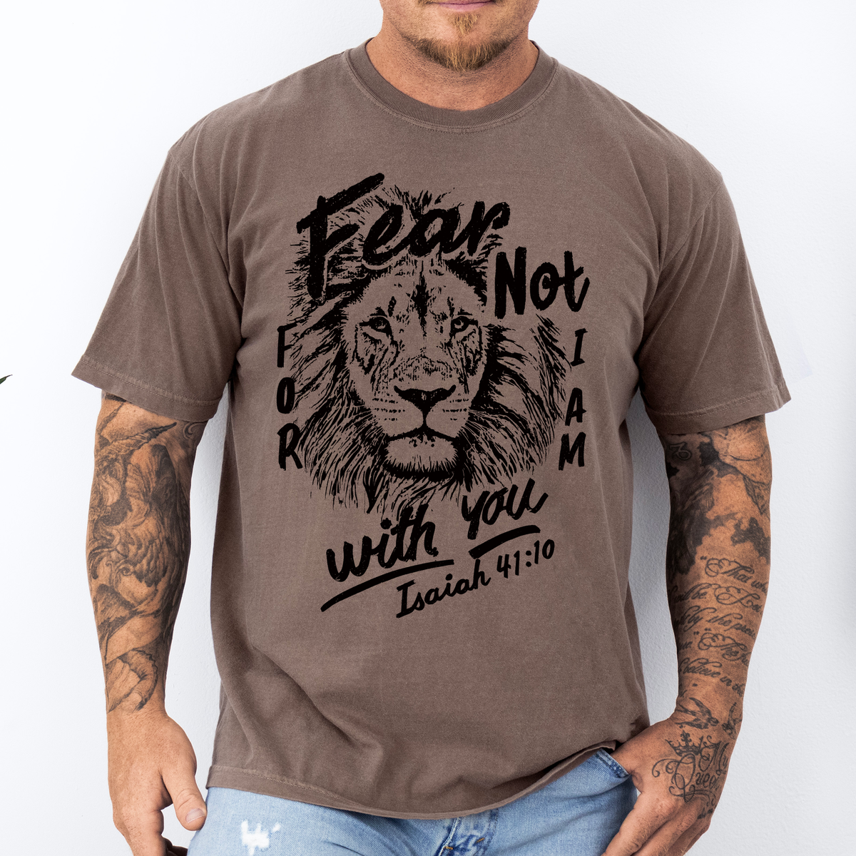 Fear Not, For I Am with You Boyfriend, Husband Unisex , , , Long Sleeve Tee