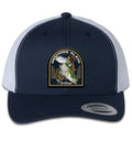 Inshore Slam 6 Panel Trucker Snap Back Navy White Hat Unisex , , , Long Sleeve Tee