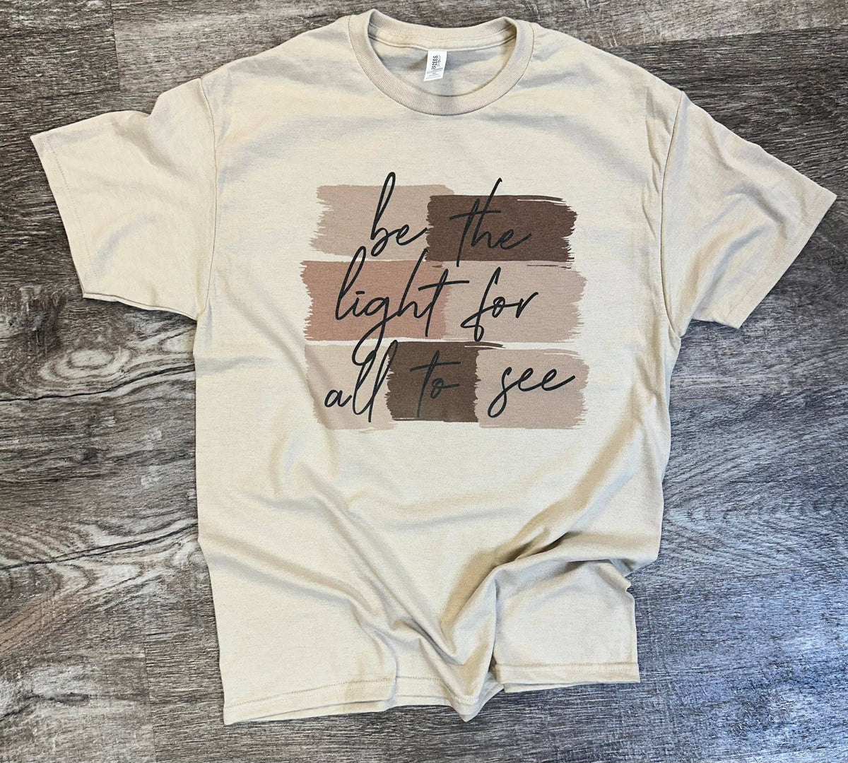 Be the Light For All To See On Sand Tee Unisex , , , Long Sleeve Tee