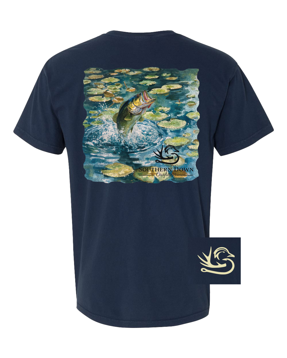 Backwater Bass Tee Unisex , , , Long Sleeve Tee