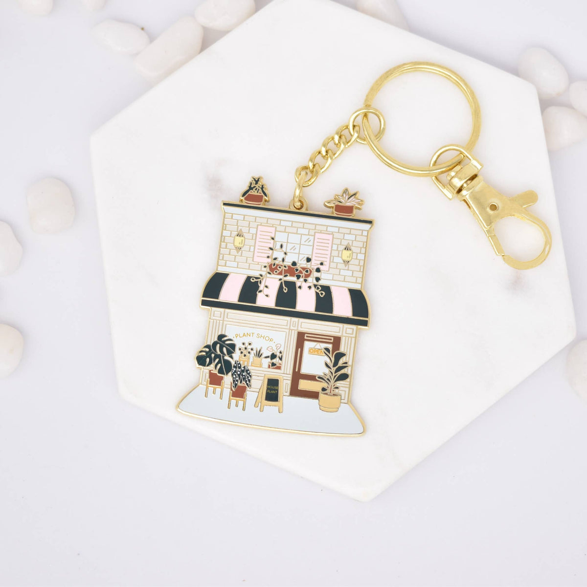 Plant Shop Keychain Unisex , , , Long Sleeve Tee