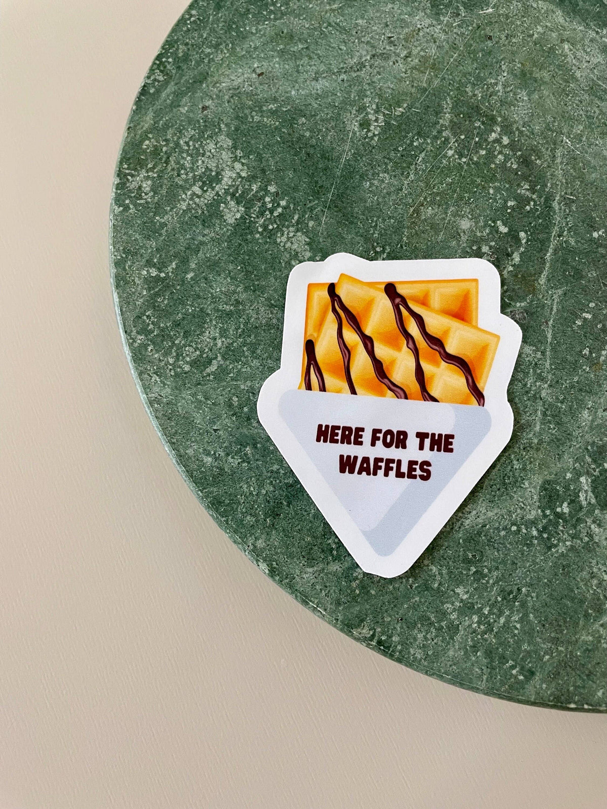 Waffle Ski Snowboarding Die-Cut Sticker Unisex , , , Long Sleeve Tee
