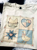 Vintage Patchwork / Unisex , , , Long Sleeve Tee