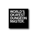World's Okayest Dungeon Master Sticker Unisex , , , Long Sleeve Tee