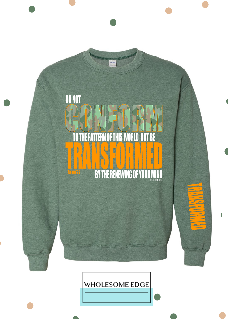 Be Transformed - Christian Unisex , , , Long Sleeve Tee