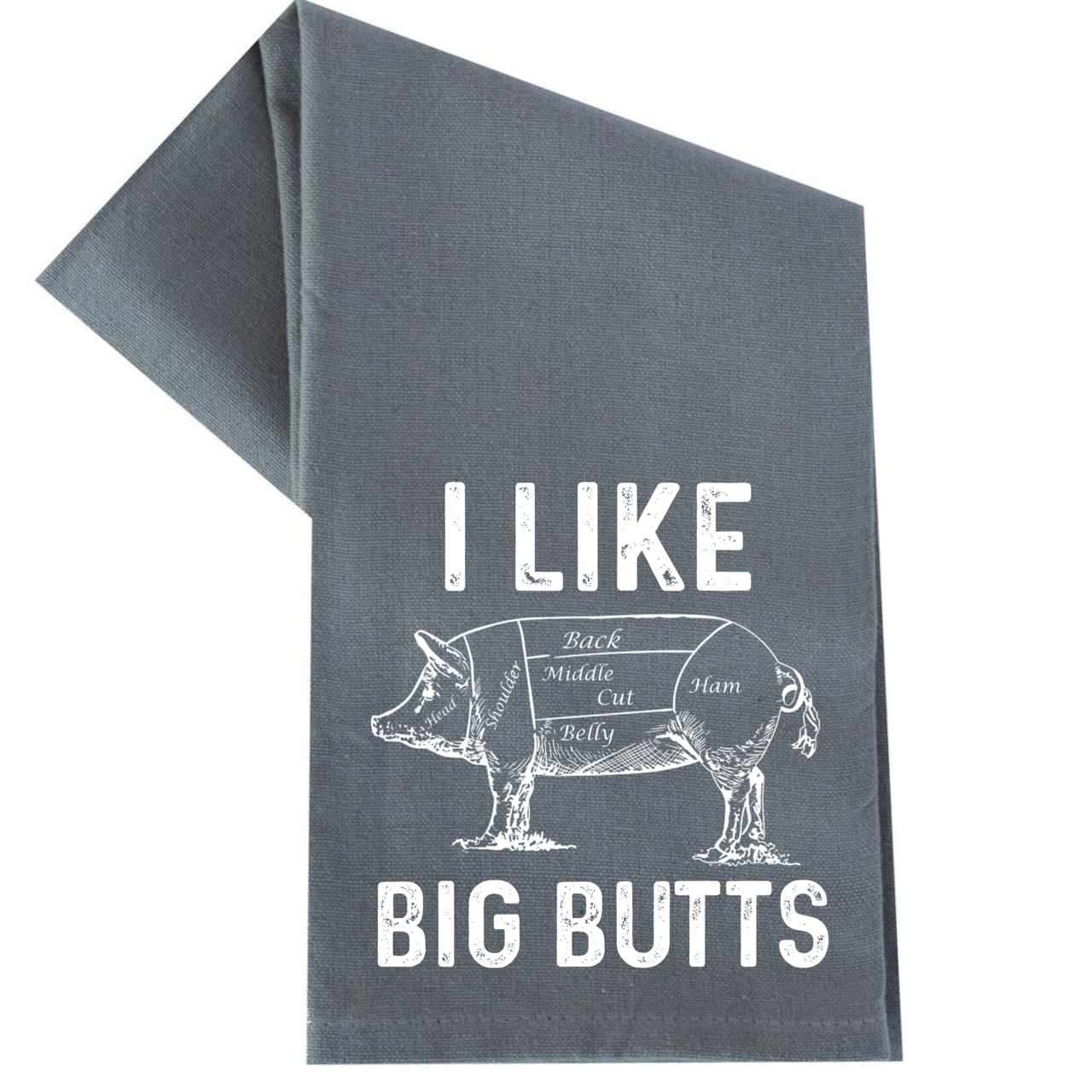 I Like Big Butts Bbq Tea Towel Unisex , , , Long Sleeve Tee