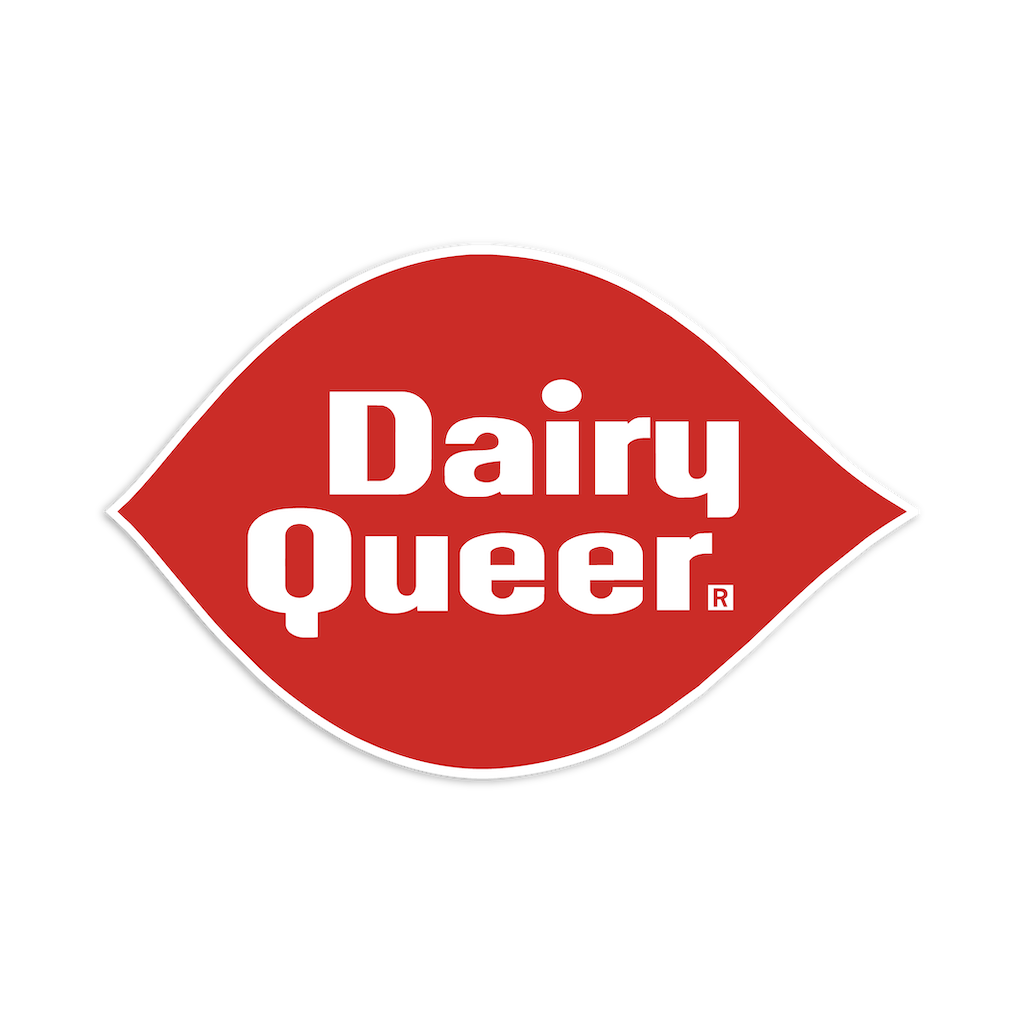 Dairy Queer Die-Cut Sticker Unisex , , , Long Sleeve Tee