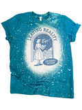 Leaving Reality Book Lover Bleached Tee Unisex , , , Long Sleeve Tee