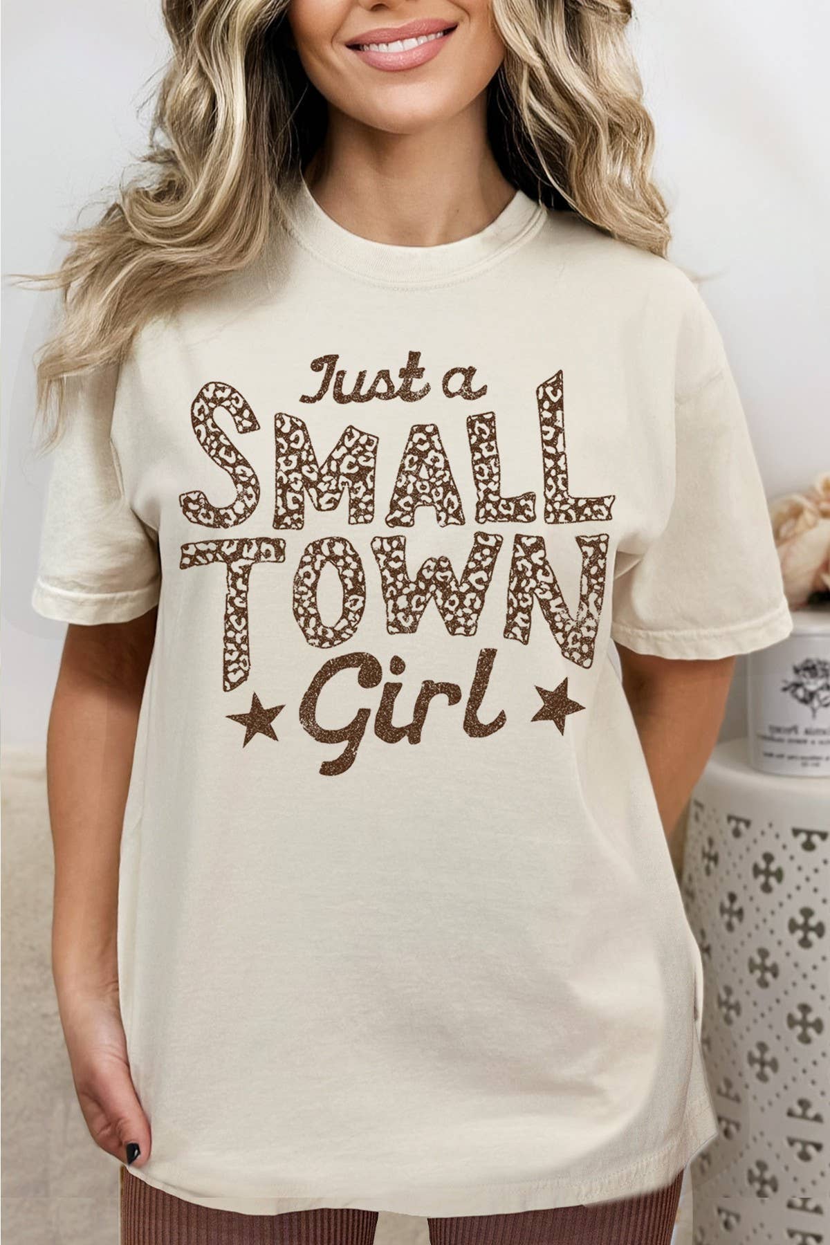 Small Town Girl Graphic Print Women Top Unisex , , , Long Sleeve Tee
