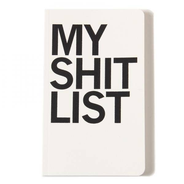 Shit List Notebook Unisex , , , Long Sleeve Tee