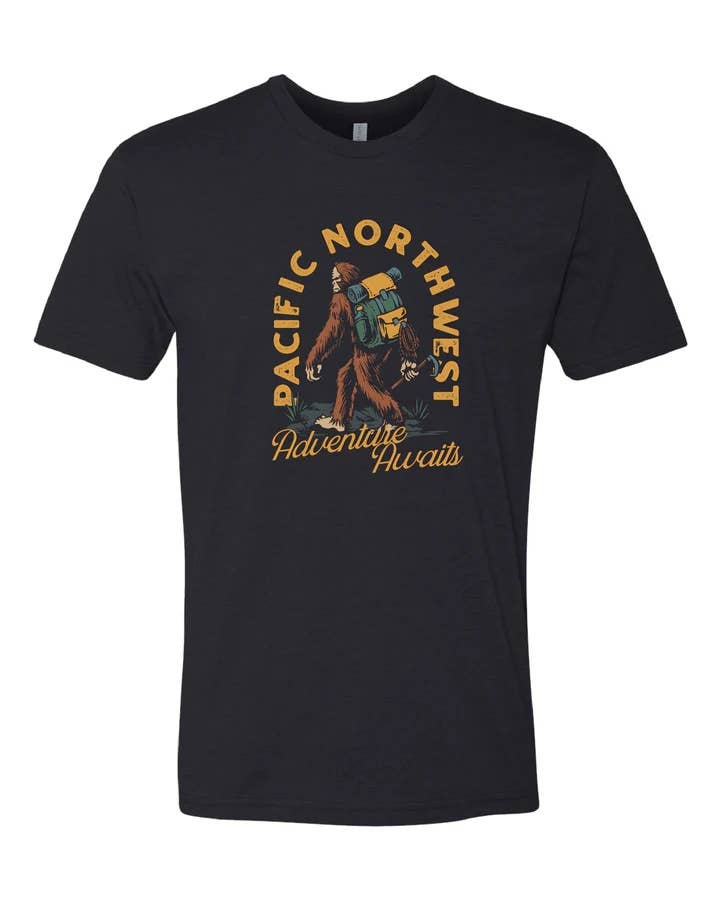 Backcountry Sasquatch Black Unisex , , , Long Sleeve Tee