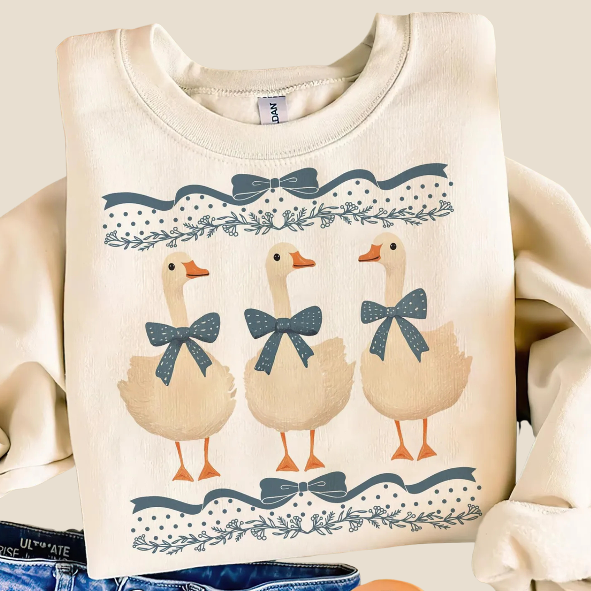 Vintage Goose or Tshirt Unisex , , , Long Sleeve Tee