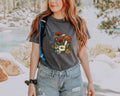 Mushroom, Poppy Wild Flowers Tshirt For Women Comfort Colors Unisex , , , Long Sleeve Tee
