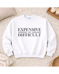 Expensive and Difficult Crewneck Unisex , , , Long Sleeve Tee