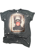 Frankenstein Bubblegum Halloween Bleached Tee Unisex , , , Long Sleeve Tee