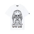 Cult's Short Sleeve Crew Neck Tee "Evolution" in White Unisex , , , Long Sleeve Tee
