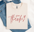 Give Thanks Shirt, Faith Tee, Thanksgiving Gift, Soft Gildan Unisex , , , Long Sleeve Tee