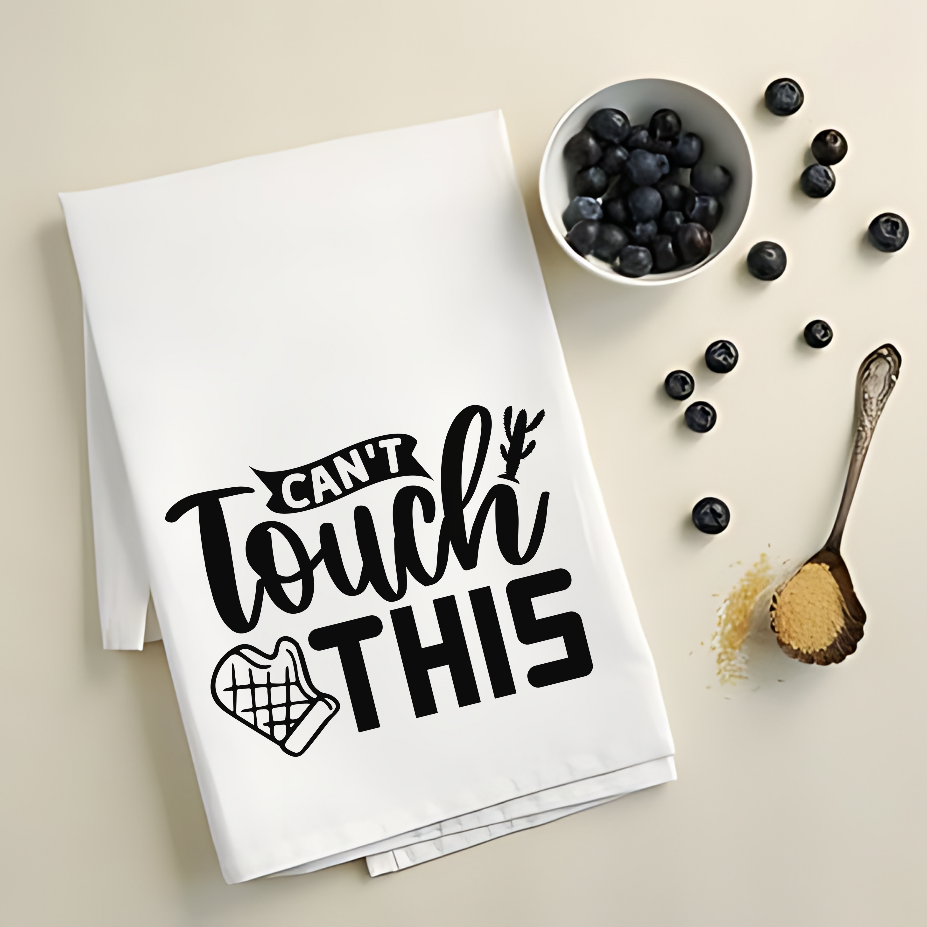 Can't Touch This Kitchen Towel Unisex , , , Long Sleeve Tee
