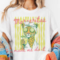Margaritas Made Me Do It Funny Spa Salon Retro Graphic Tee Unisex , , , Long Sleeve Tee