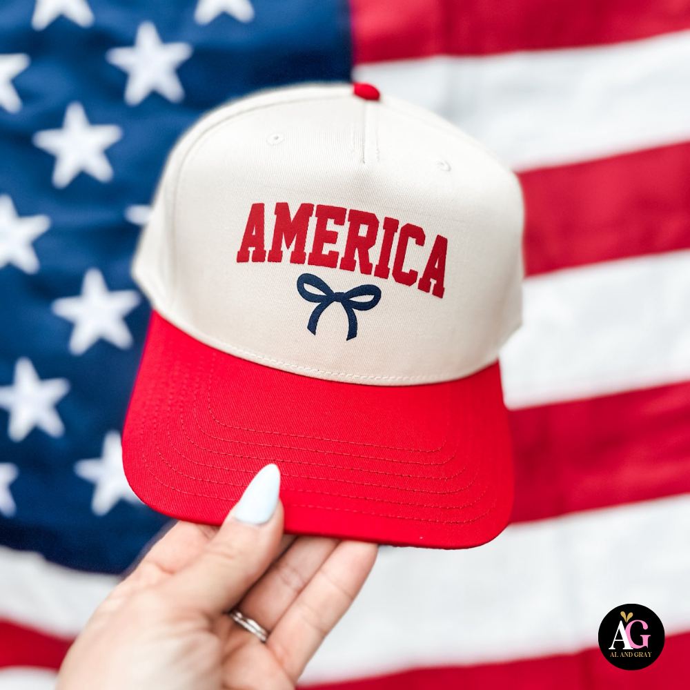 America Hat Unisex , , , Long Sleeve Tee