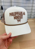 Philippians 4:8 Mindset with Bow - Christian Hat Unisex , , , Long Sleeve Tee