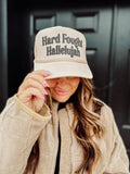 Hard Fought Hallelujah Trucker Hat Unisex , , , Long Sleeve Tee