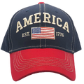 America 1776 Freedom Hat - 0883 Unisex , , , Long Sleeve Tee