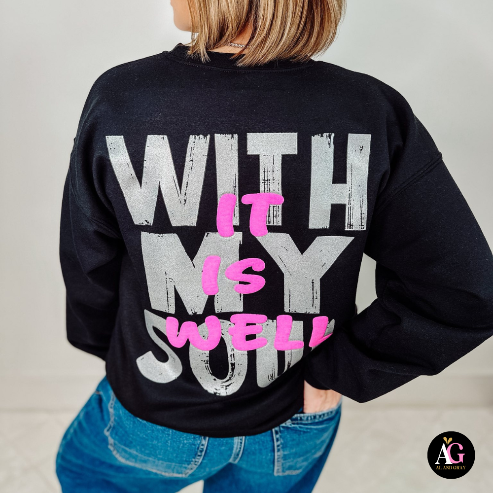 It Is Well with My Soul Unisex , , , Long Sleeve Tee