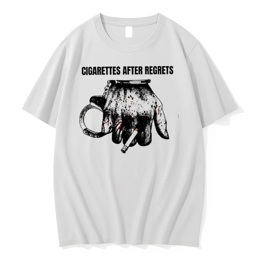 Cigarettes After Regrests Handcuffed Arm Smoking 0 Tshirts Sweater Unisex , , , Long Sleeve Tee