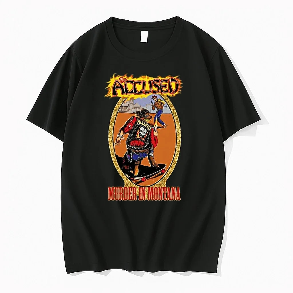 Cowboy The Acclised Murder In Montana 0 Tshirts Sweater Unisex , , , Long Sleeve Tee