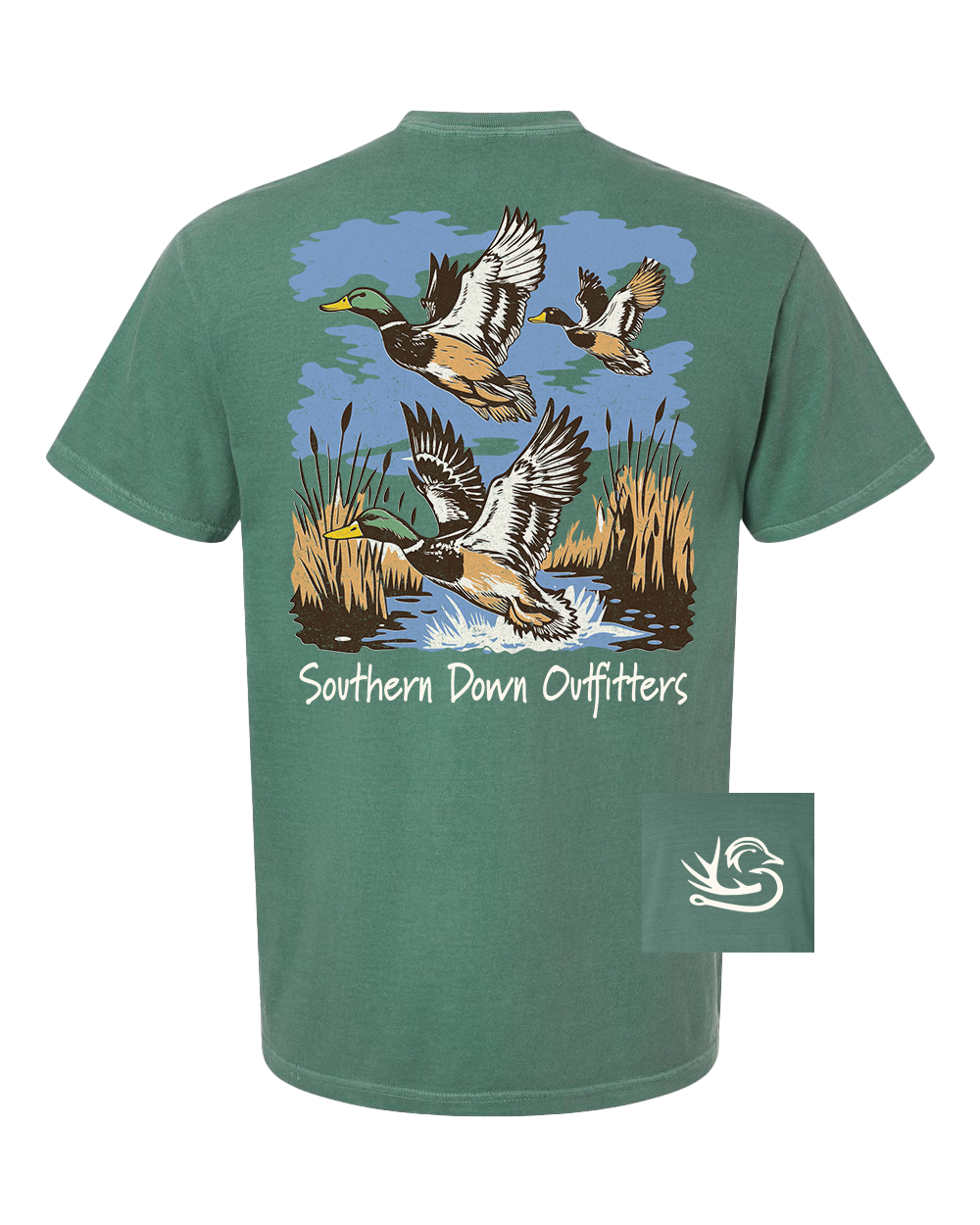 Vintage Flying Mallard Tee Unisex , , , Long Sleeve Tee