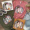 Watercolor Pumpkin Long Sleeve Tee Unisex , , , Long Sleeve Tee