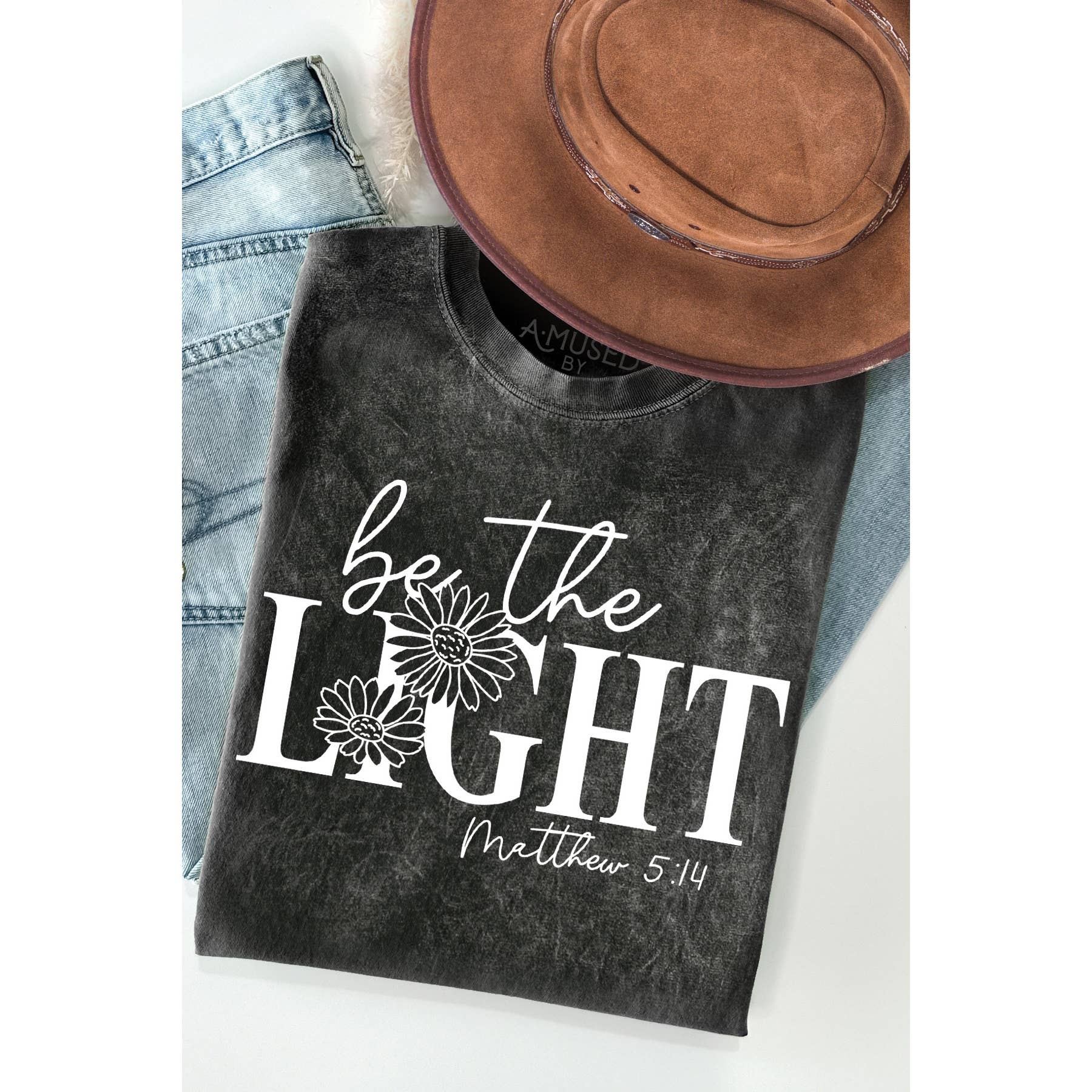Be the Light - Mineral Wash T Unisex , , , Long Sleeve Tee