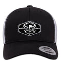 Born Salty Skull Crab 6 Panel Trucker Snap Back Black White Hat Unisex , , , Long Sleeve Tee